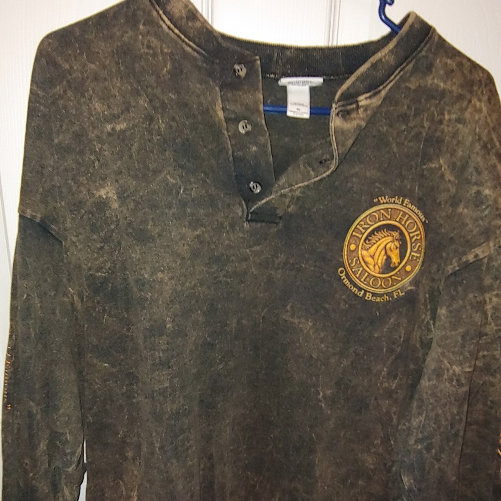 Mens Size XL Iron Horse Saloon Shirt